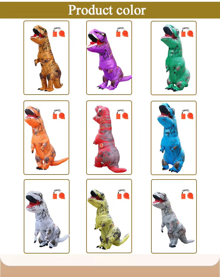Adult Inflatable Anime Dinosaur Costumes Unis for New Year's Carnivals Halloween Events Party
Performance Cosplay