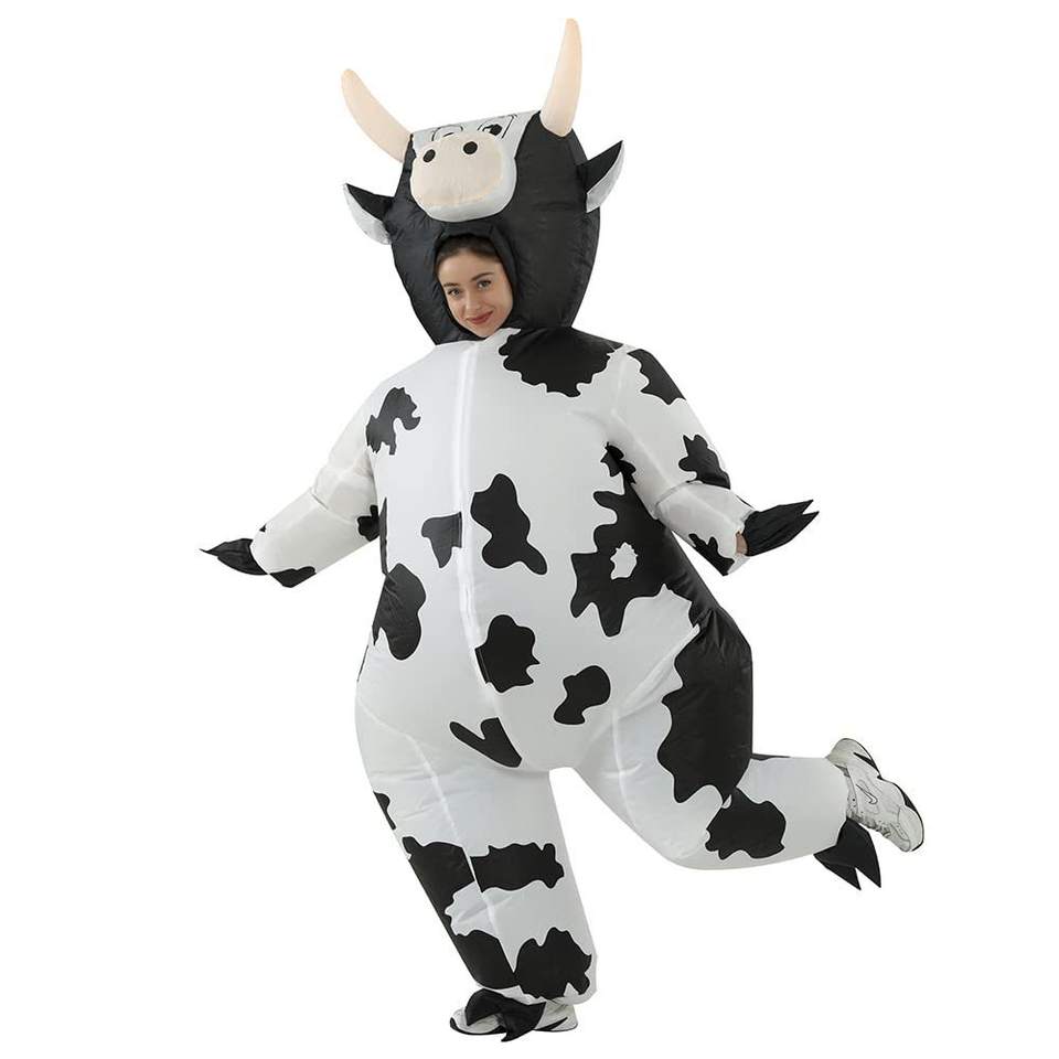 Halloween Cow Inflatable Costume Human Figure Costume