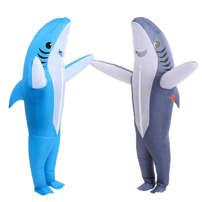 Inflatable Shark Costume for Adult Funny Fantasy  Halloween