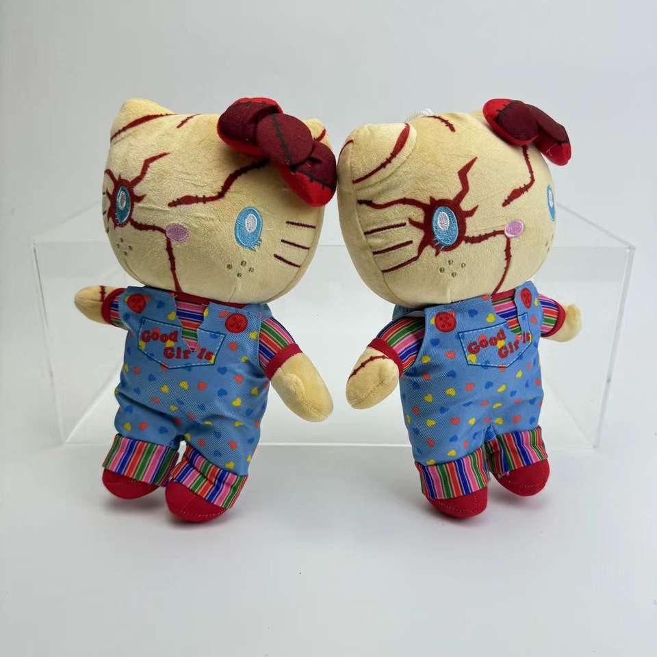 8" Halloween hello kitty Chucky Plush Dolls for Halloween