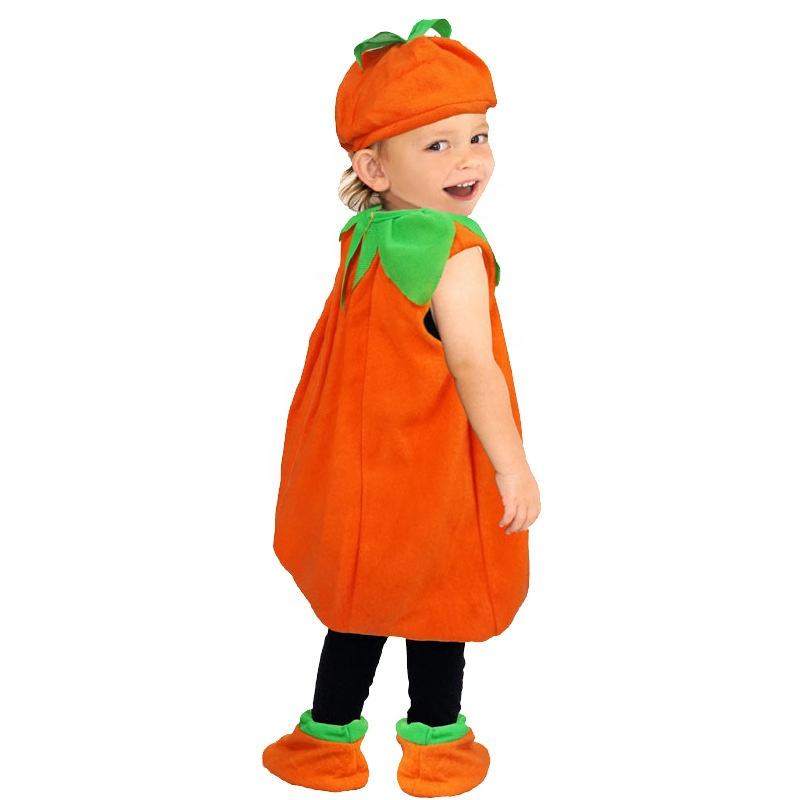 Newborn Toddler Baby Girl Boy Halloween Pumpkin Costume