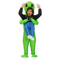 Alien Inflatable Costume, Waterproof Adult Halloween Costume, Funny Alien Party Outfit for Kids & Adults