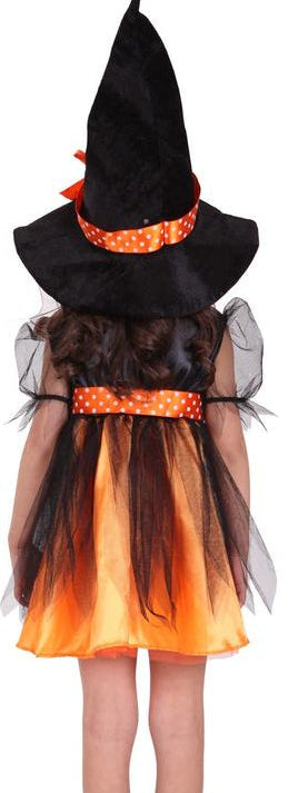Girls Halloween Witch Costume Dress