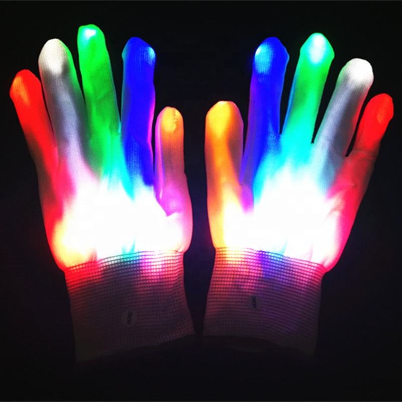 Halloween Mask LED Light up Mask and Gloves
