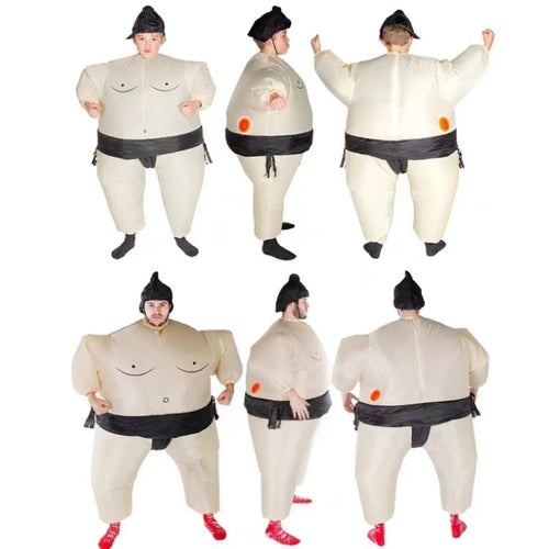 Halloween Sports Game Inflatable Sumo Costume Blow up Suit Unisex Adult & Kids