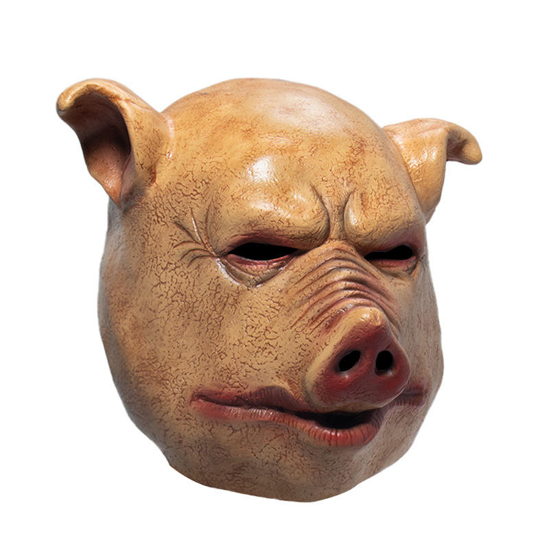 New Scary Horror Latex Pig Head Mask