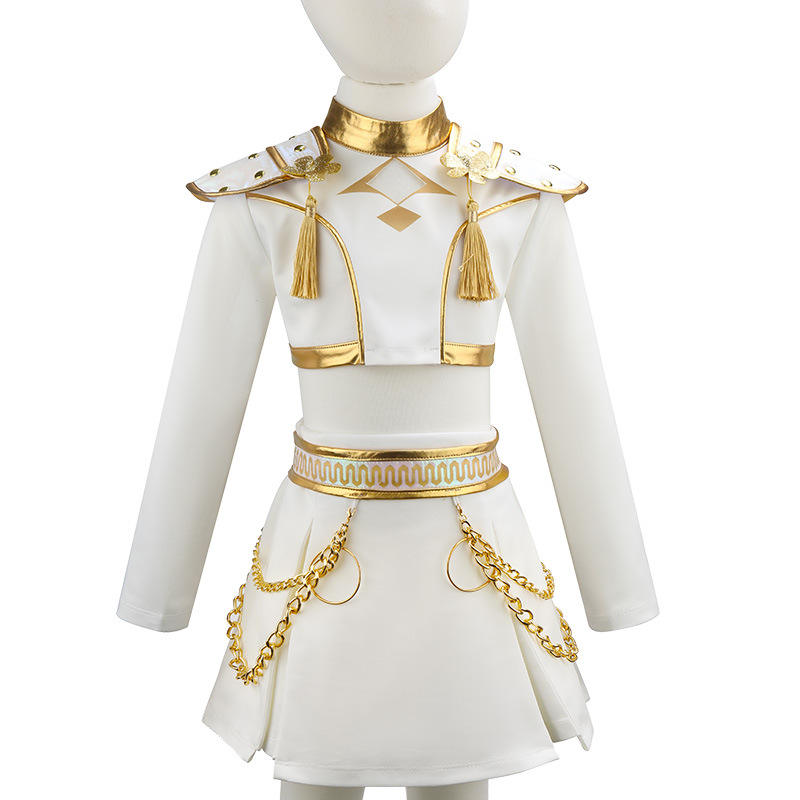 Kids Kpop Dance Costume Girls Uniform