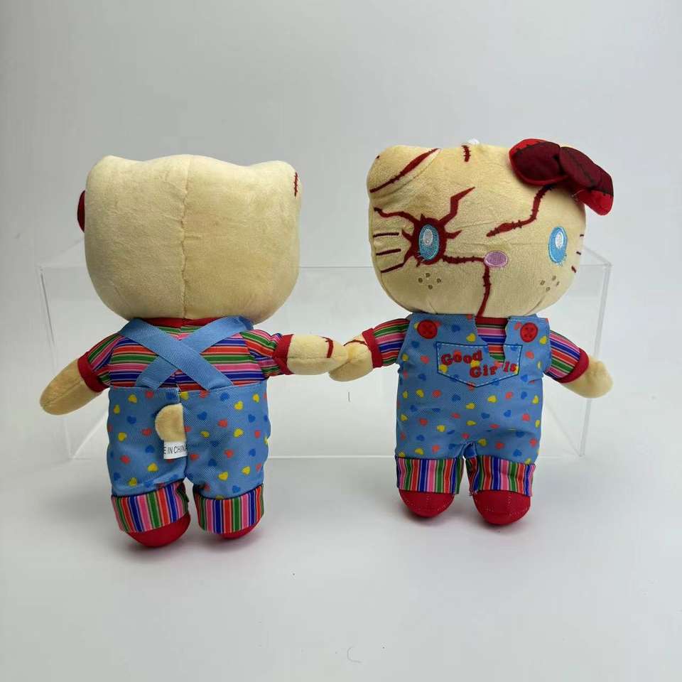 8" Halloween hello kitty Chucky Plush Dolls for Halloween