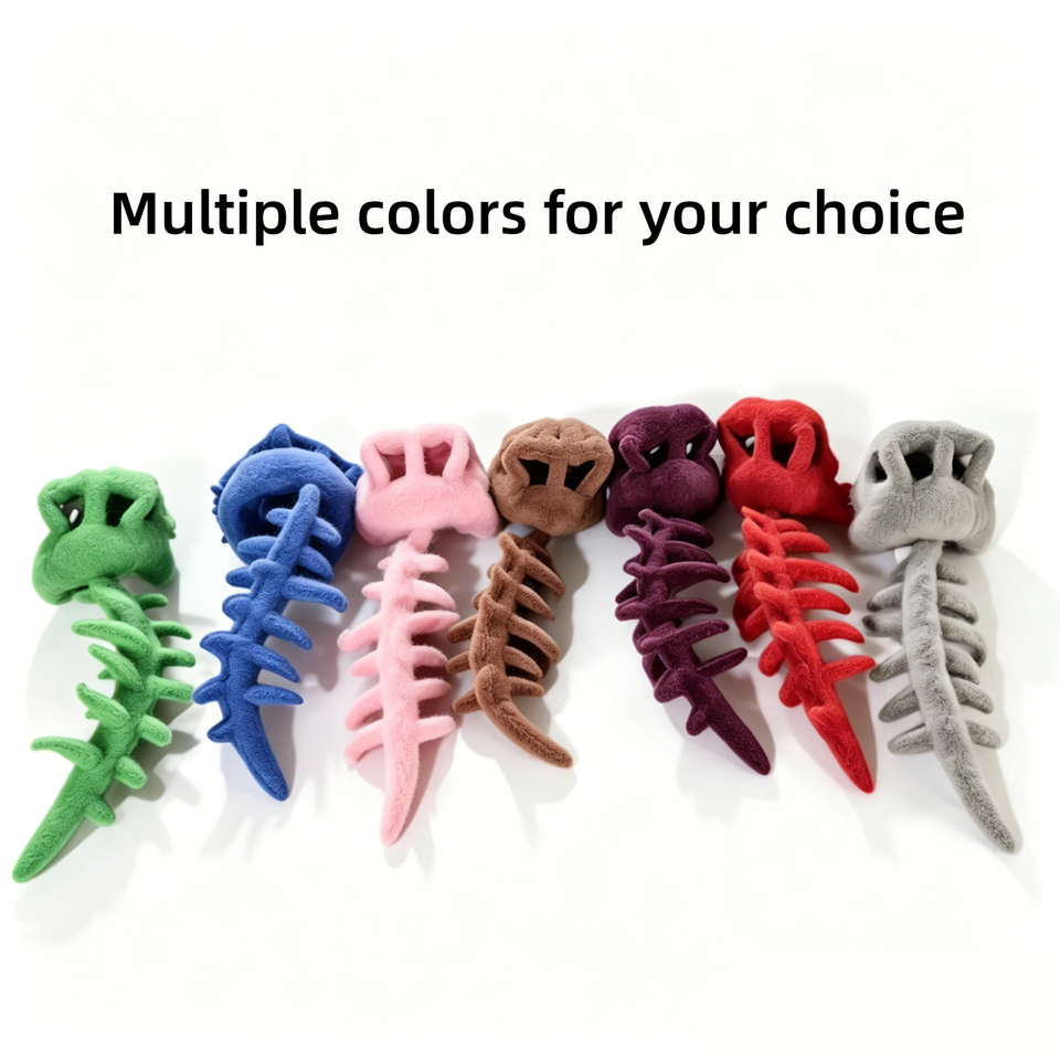 Wholesale Dinosaur Skeleton Plush Toy Costume Cozy 3D Spinosaurus Outfit Wearable Cuddly Toy for Dress up Play Halloween Costume