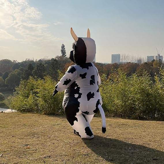 Halloween Cow Inflatable Costume Human Figure Costume