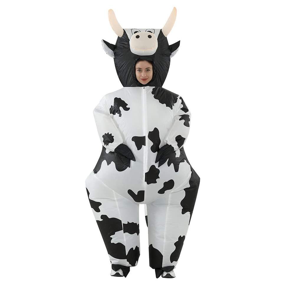Halloween Cow Inflatable Costume Human Figure Costume