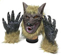 Halloween Horror Animal Wolf Head Mask for Halloween And Claws Gloves