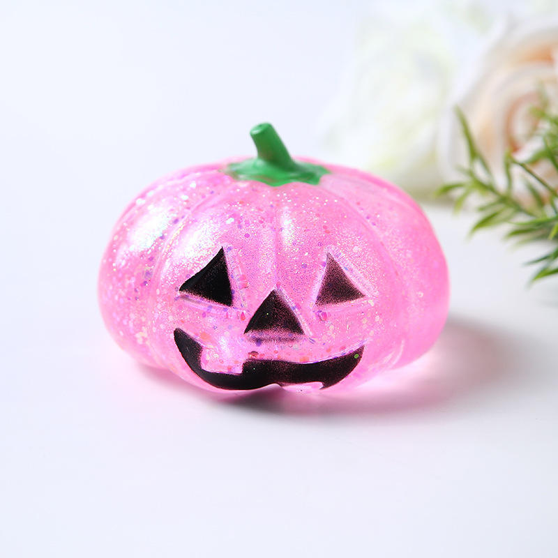 Halloween Pumpkin Squeeze Ball Stress Relief Pressure Squishy Squeeze Toys