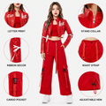 Red Hip Hop Jazz Dance Costume
