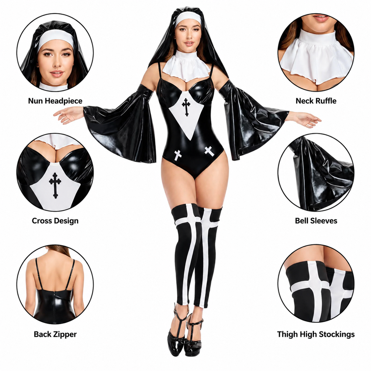 Dark Bat Costume Gothic