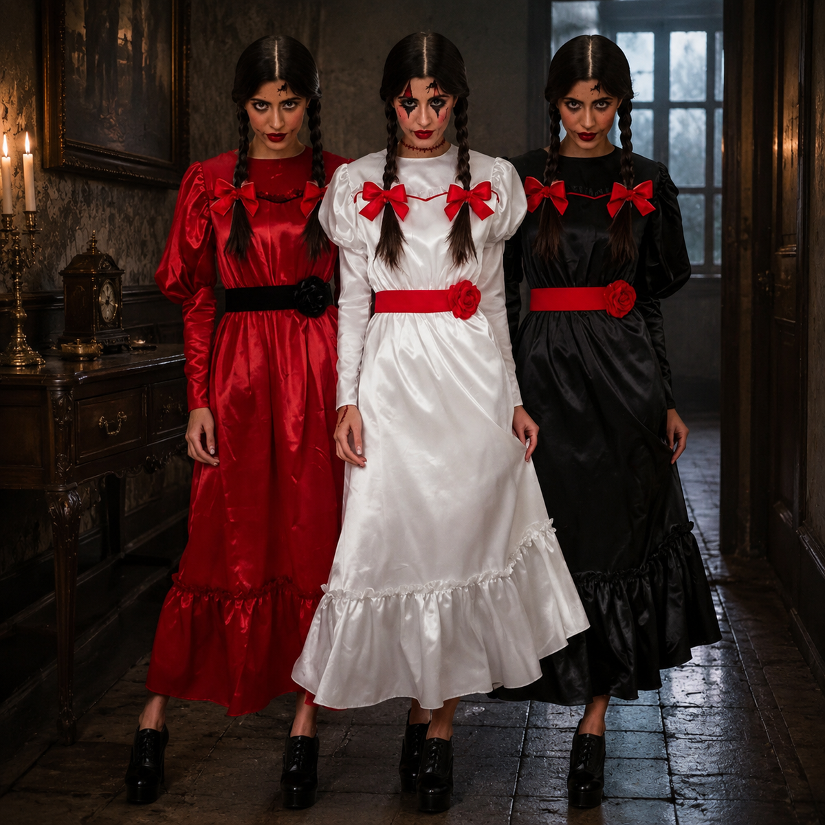 Horror Doll Costume Annabelle Inspired Ghost Bride