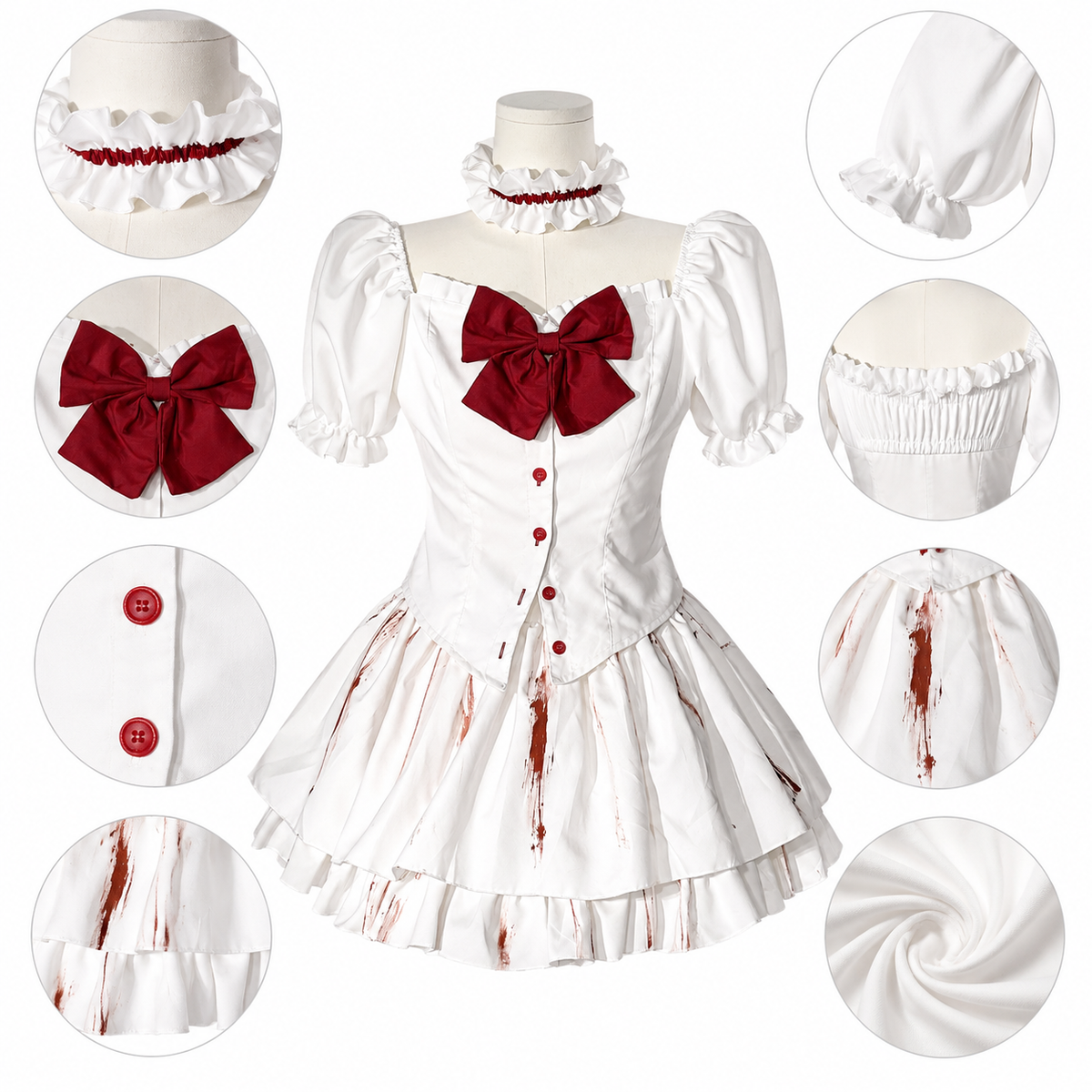Gothic Doll Costume Dark Academia Horror