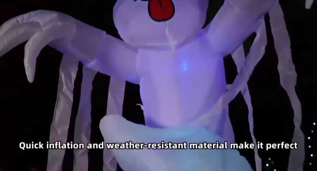 Halloween Inflatables 9.8 FT Inflatable Ghost Scary Blow up Ghost Outdoor Halloween Decorations
Clearance with Built-in LEDs